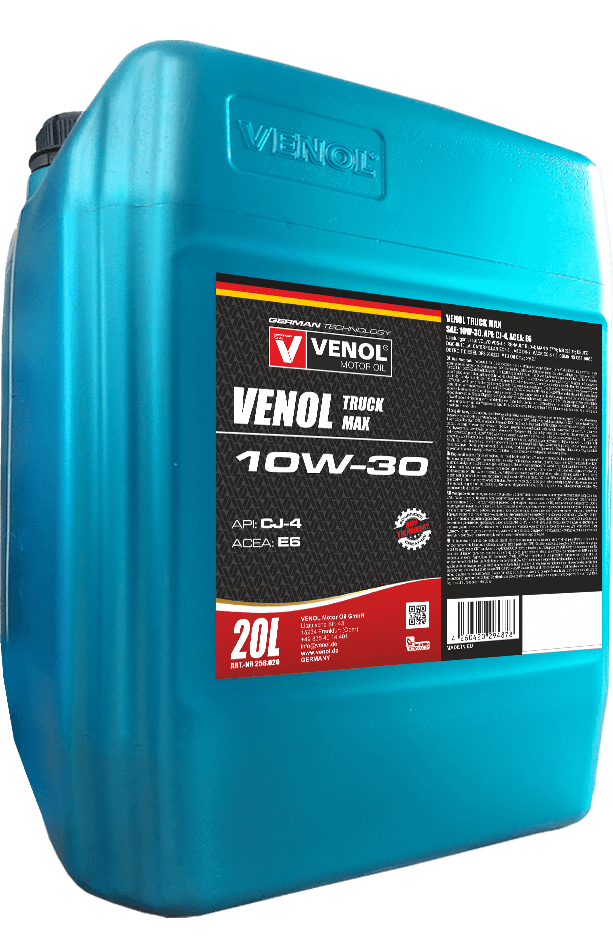 Olej_silnikowy_VENOL TRUCK MAX CJ 4 10W30 E6_20L